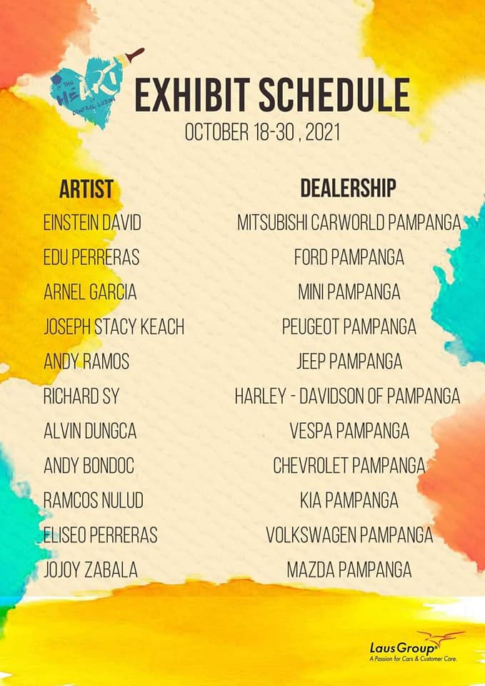 Catch the 2nd leg of our Art Exhibit featuring new batch of local artists @theheARTofCentralLuzon on Oct.18-30,2021