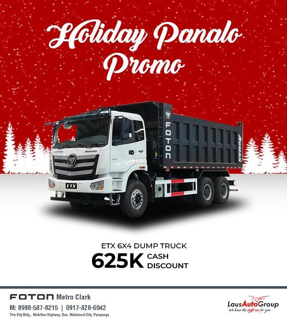 Drive the holiday rush with the broad mobility selection of FOTON Trucks - built to address a wide-array of business operations! Send us a message or call 09985878215 for inquiries.