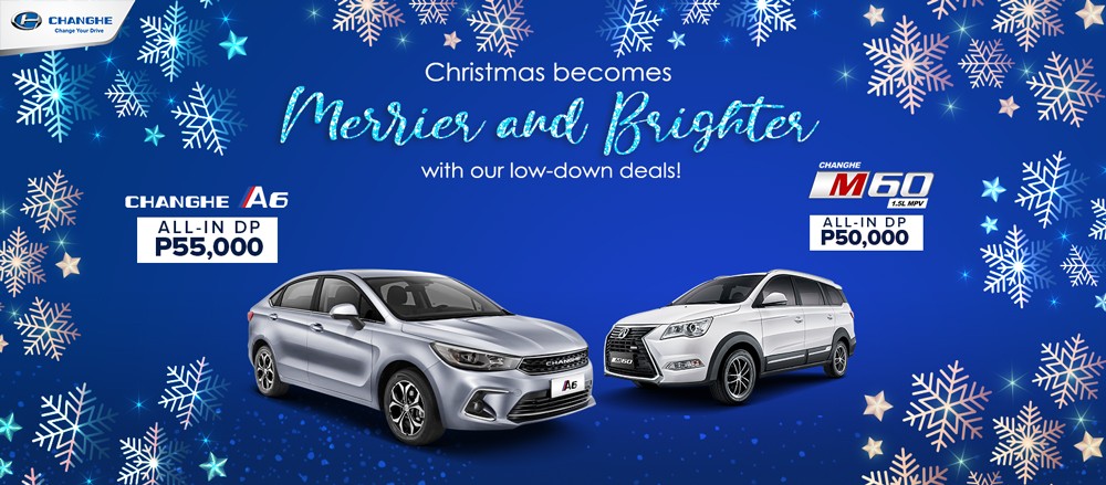 Make your Christmas merry and bright with Changhe! Drive one today with all-in low down payment offers! Visit our dealership to find out more.