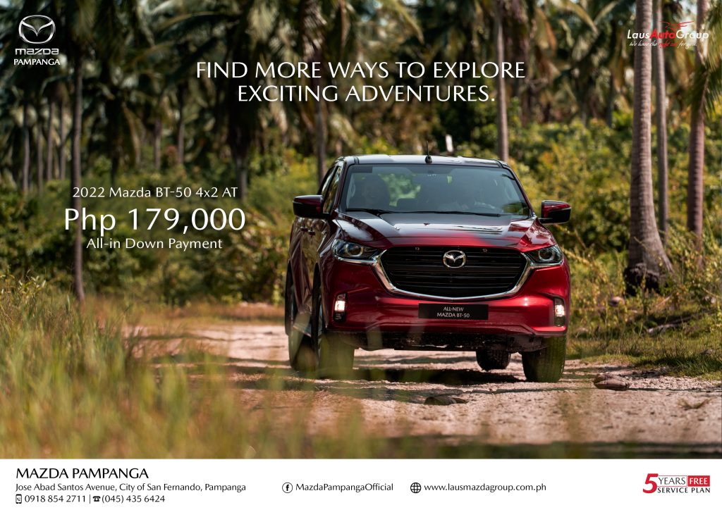 Built to do more in driving and gives pleasure to the excitement of riding. Feel the power and speed of Mazda's pick-up truck with Php 179,000 all-in down payment. Send us a message to find out more.