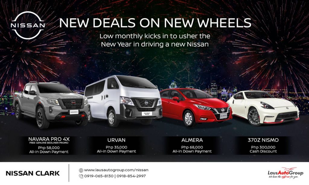 Time to rev up your drive with Nissan! Look no further with our lowest monthly terms on #NewDealsOnNewWheelsAtNissan. Send us a message for test drive or inquiries.