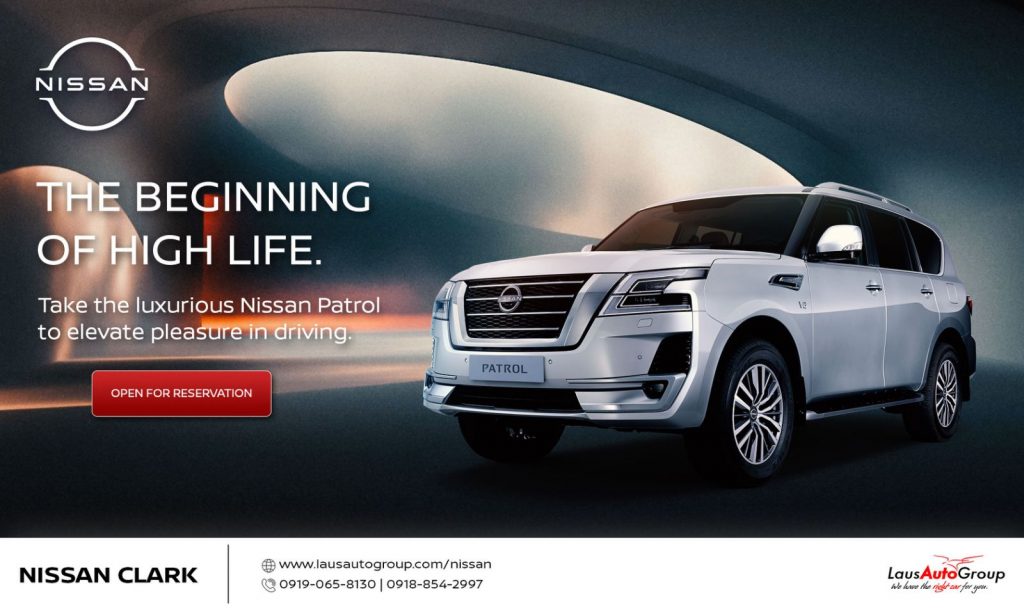 NOW AVAILABLE FOR RESERVATIONS. Experience first class and conquer the road like never before riding the 2022 Nissan Patrol. Call us at 09190658130 or 09188542997 for inquiries.