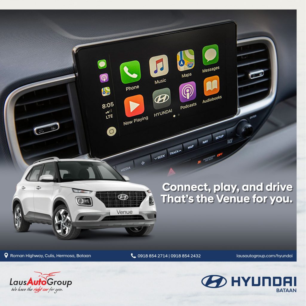 Your Hyundai Venue is equipped with an 8