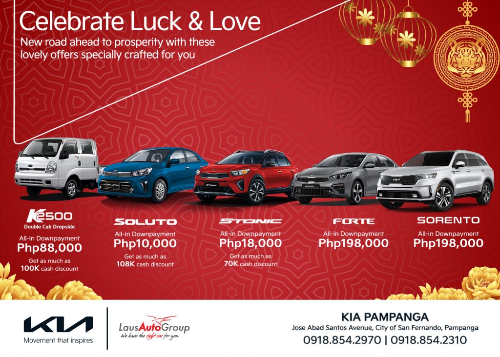 Experience great luck and love riding your dream KIA. It's time to drive one with our lovely offers this month! Send us a message to find out how you can drive it home.