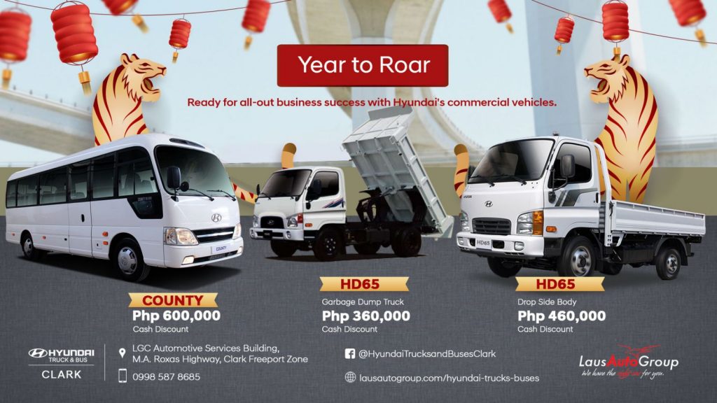 Feel lucky this Year of the Water Tiger with Hyundai's commercial vehicles! Let's help your business grow and reach success. Visit our dealership to find out more.