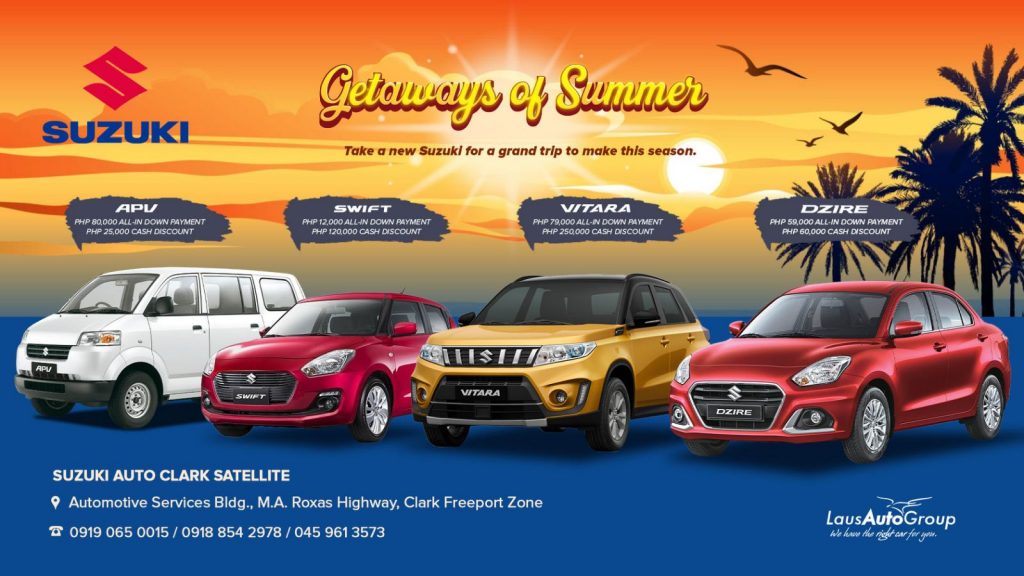 We’ve got the ride that will make your summer even hotter! Check out our low down payment and huge cash discount on your dream Suzuki vehicles.