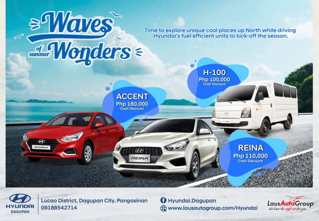 From the sun-drenched beaches up North to endless greeneries of the South, we've made down payment terms even more flexible so that you can bring home your Hyundai of choice at the most affordable rates.  It's time to enjoy life on the road and explore new places. Don't just 'drive' but travel in style with Hyundai.