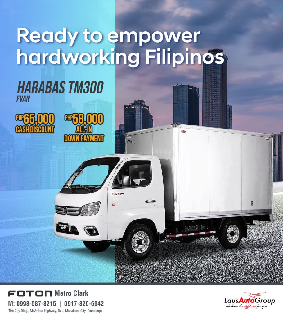 Powering the toughest vehicles on the road, Foton Harabas TM300 gives you power at every turn. Now with our biggest discounts ever!