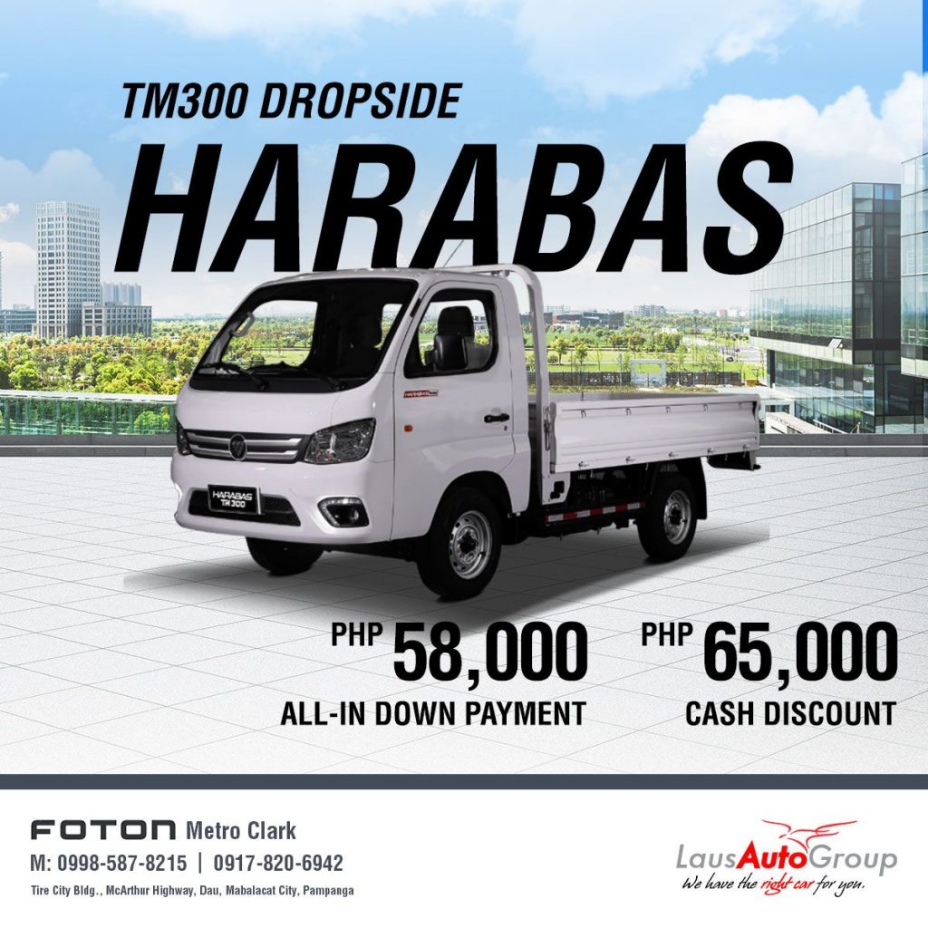 The Foton Harabas TM300 provides unparalleled power and performance. Now, with our biggest discounts ever, get the truck you've been waiting for.
Send us a message for more details.