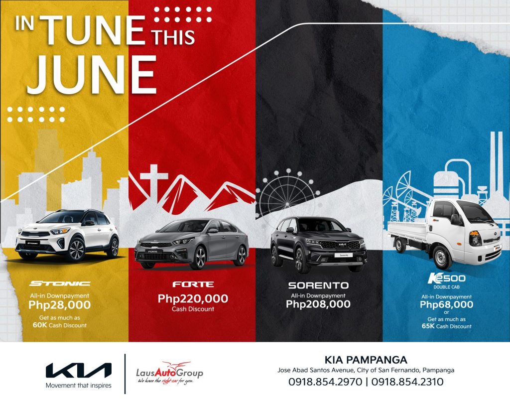 Take advantage of Kia's special offers this June!
Drive to impress with the Kia of your choice and rediscover your passion for life. Send us a message or visit our showroom for more details.
