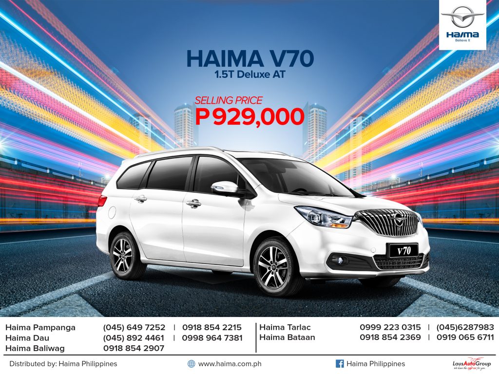 The Haima V70 is perfect for any trip, with more room for everyone. Meet your desires in comfort and style with a vehicle that feels like it’s made just for you.