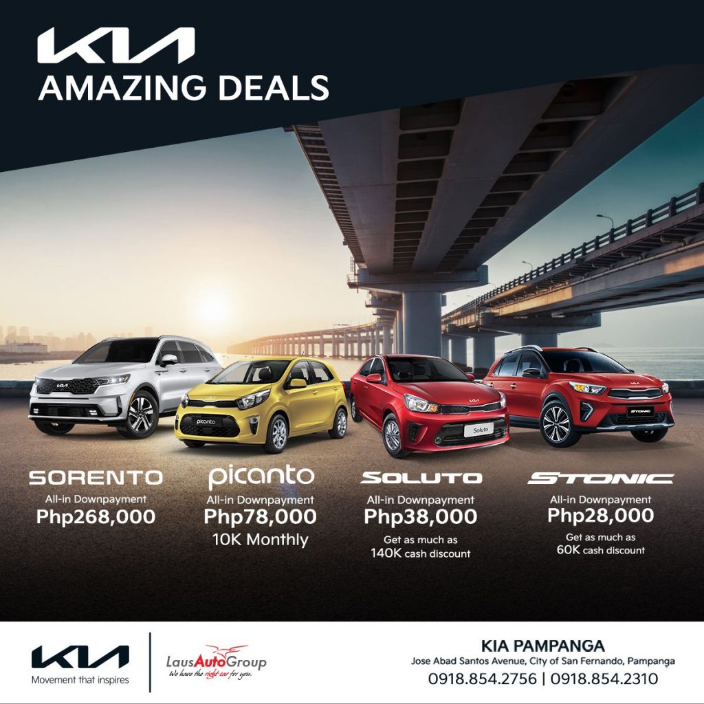 Experience the next level of driving with KIA and avail our amazing deals this month!
Here’s your chance to discover the future technology, high-quality craftsmanship and cutting-edge features -- visit our dealer today!