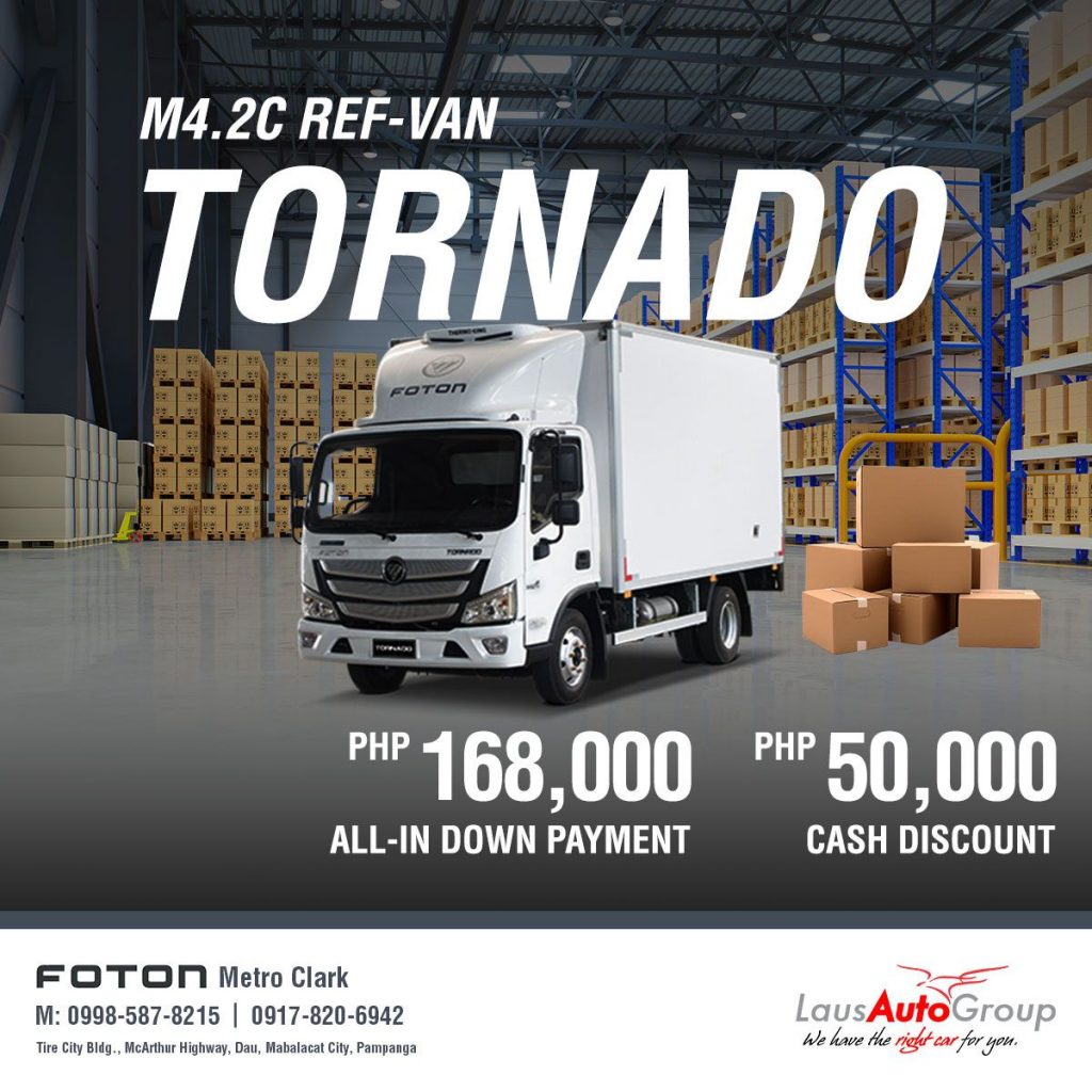 Soar high with possibilities brought by Foton M4.2C series -- a truck that can do it all. Enjoy our special discounts this month. Message us for more info.
#KayangKayaSaFOTON