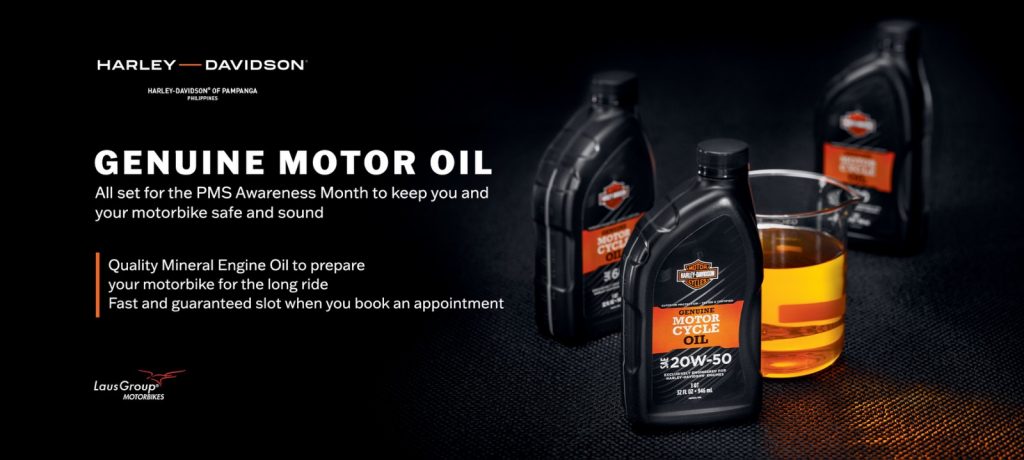 Choose the oil that is made just for your Harley-Davidson and experience the real deal with our Genuine Motor Oil this August.
Book an oil change service today, and feel the difference it makes on your daily ride.