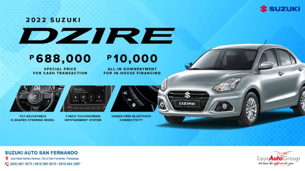 2022 Suzuki Dzire Available Now