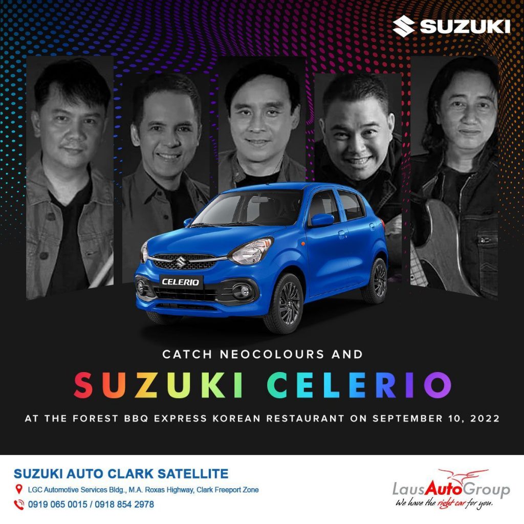 We invite you to join us for a night full of delicious BBQ and live entertainment as you experience our famous Suzuki Celerio this upcoming Saturday!