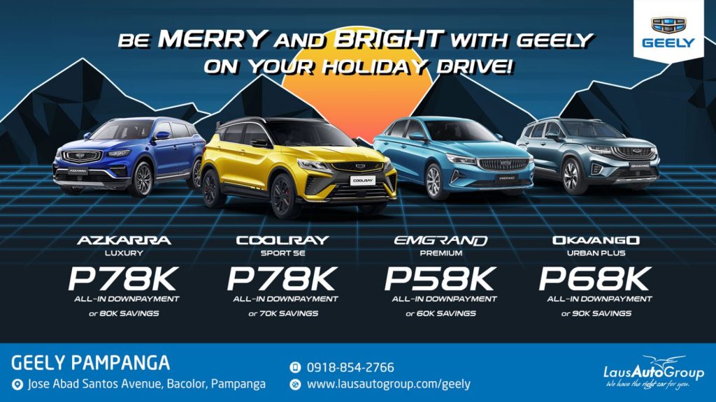 Be Merry and Bright with Geely