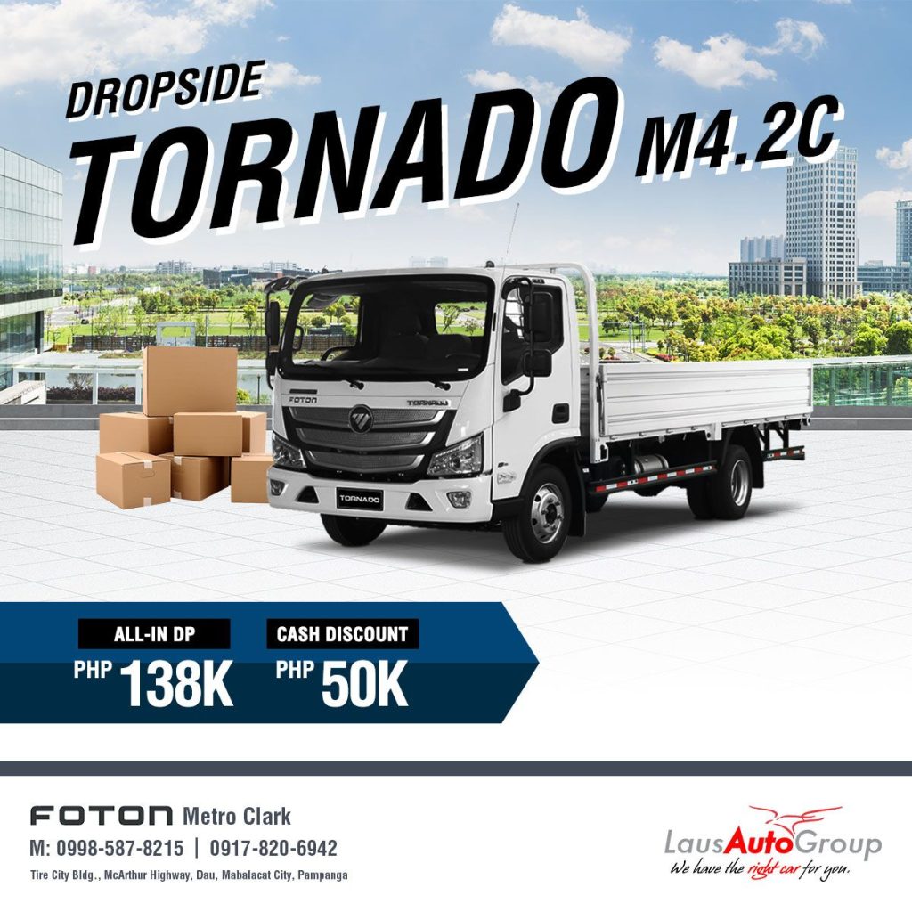 Level up your business with Foton Tornado M4.2C Series