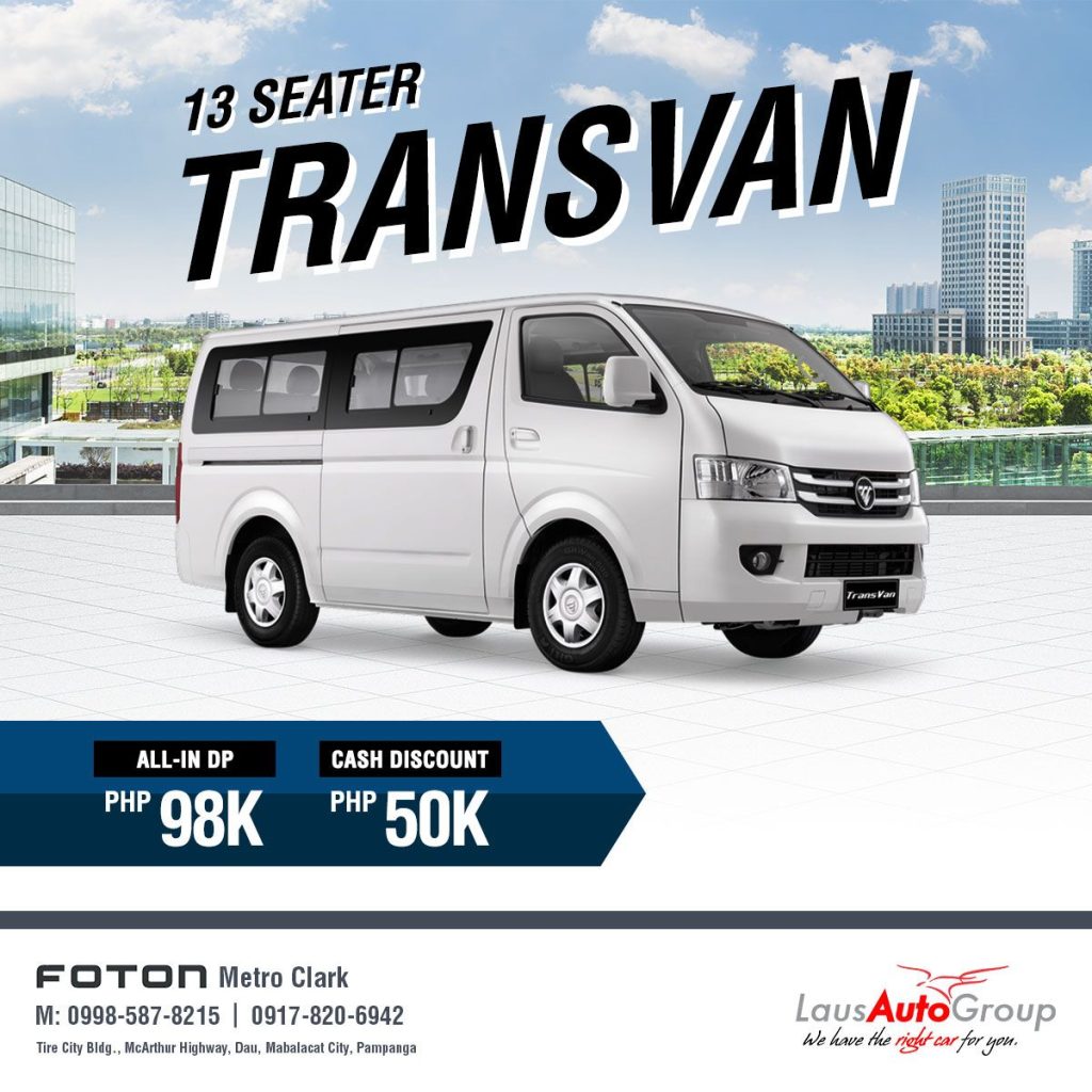 Excursions made better with Foton Transvan
