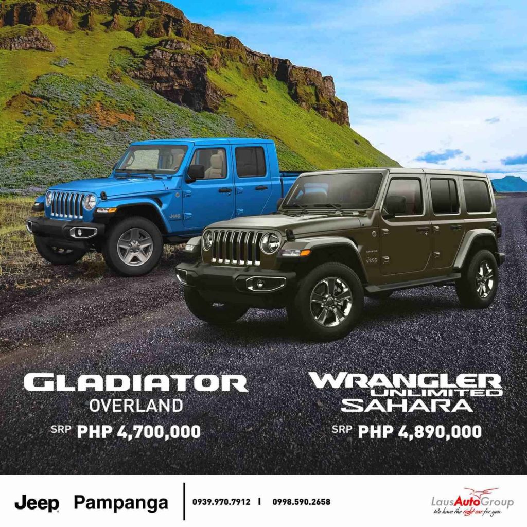 Go off-road today with Gladiator and Wrangler