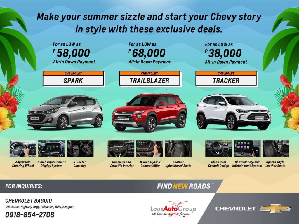 Ride chill this summer with Chevy