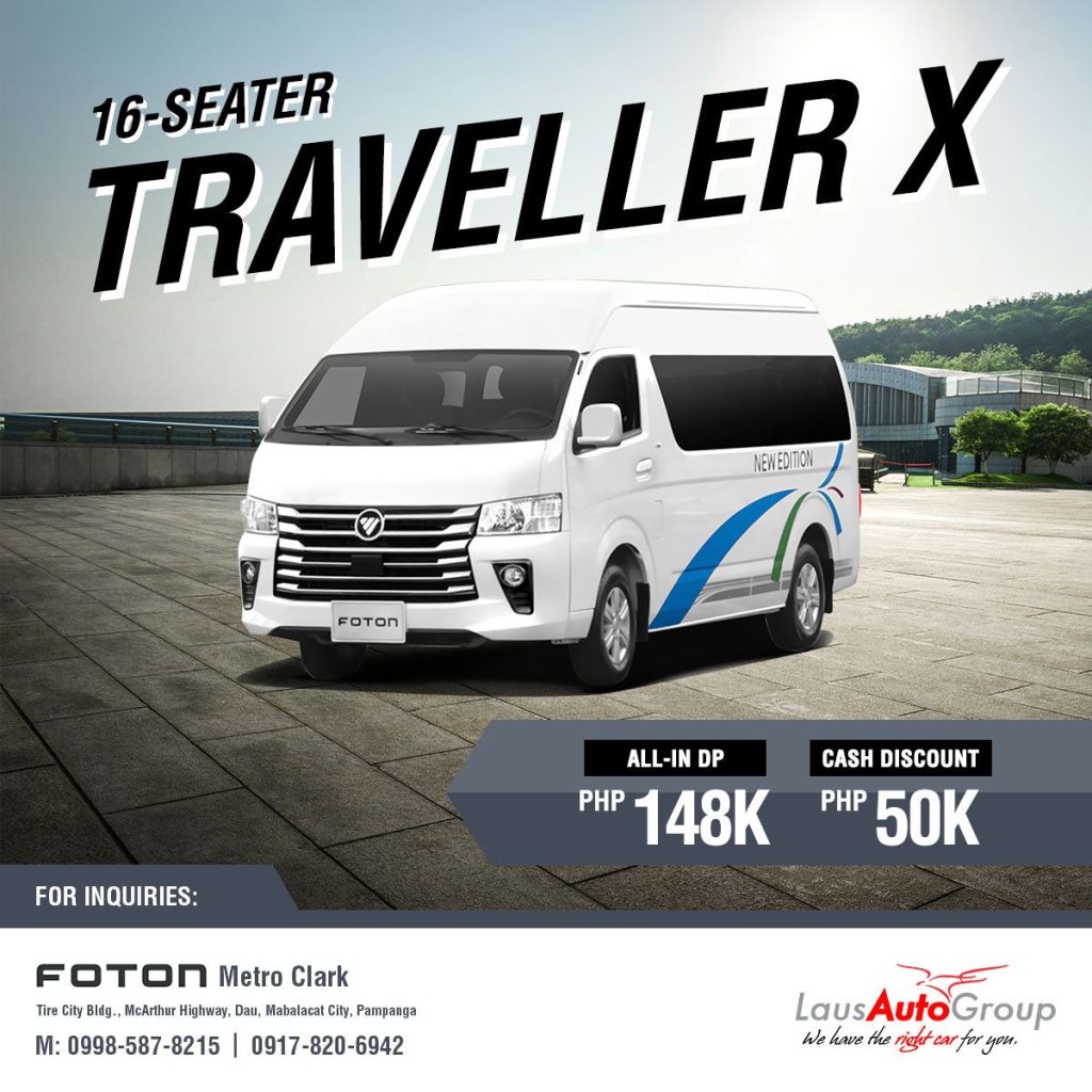 Summer-ready with Foton's Traveller, Transvan, and Thunder