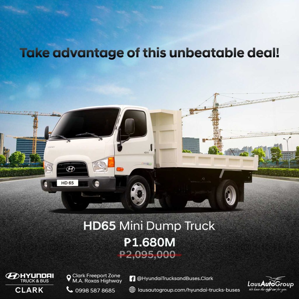 The HD65 Mini Dump Truck