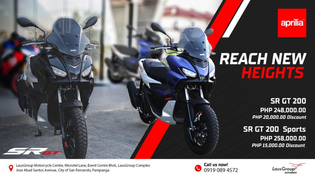 Leap in with the Aprilia's SR GT 200 and SR GT 200 Sports
