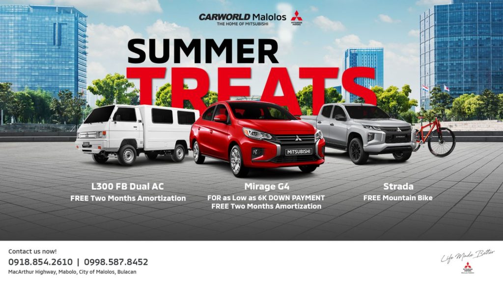 Chill out with Mitsubishi's Summer Treats!