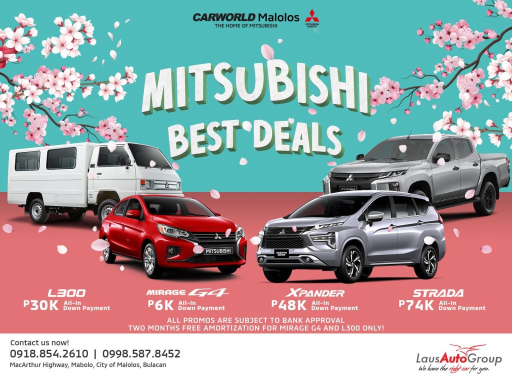 Go all-out with Mitsubishi!