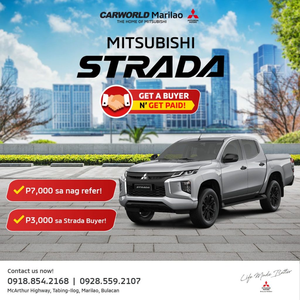 Get a Buyer N' Get Paid with Mitsubishi Strada