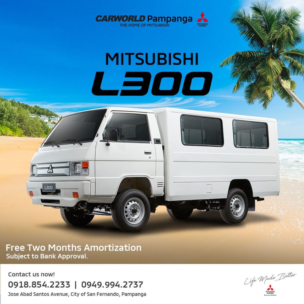 Go for the remarkable Mitsubishi L300!