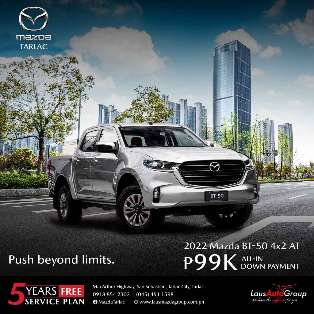 Ride tough with 2022 Mazda BT-50 4X2 AT