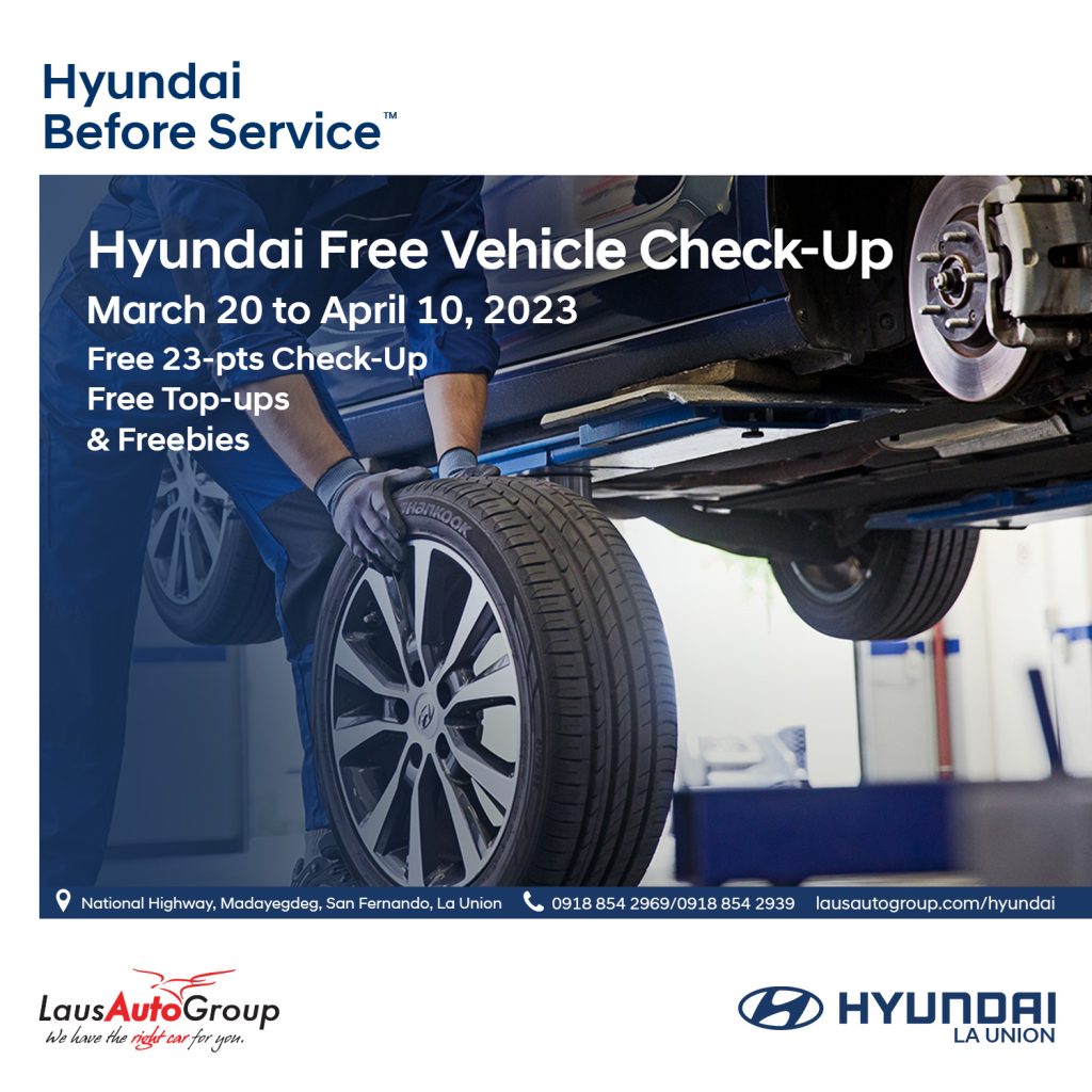Be vacation-ready with Hyundai's free car checkup!