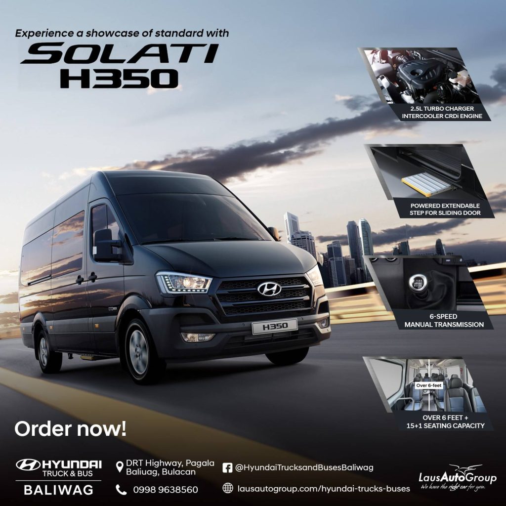 Level-up with the Hyundai Solati H350