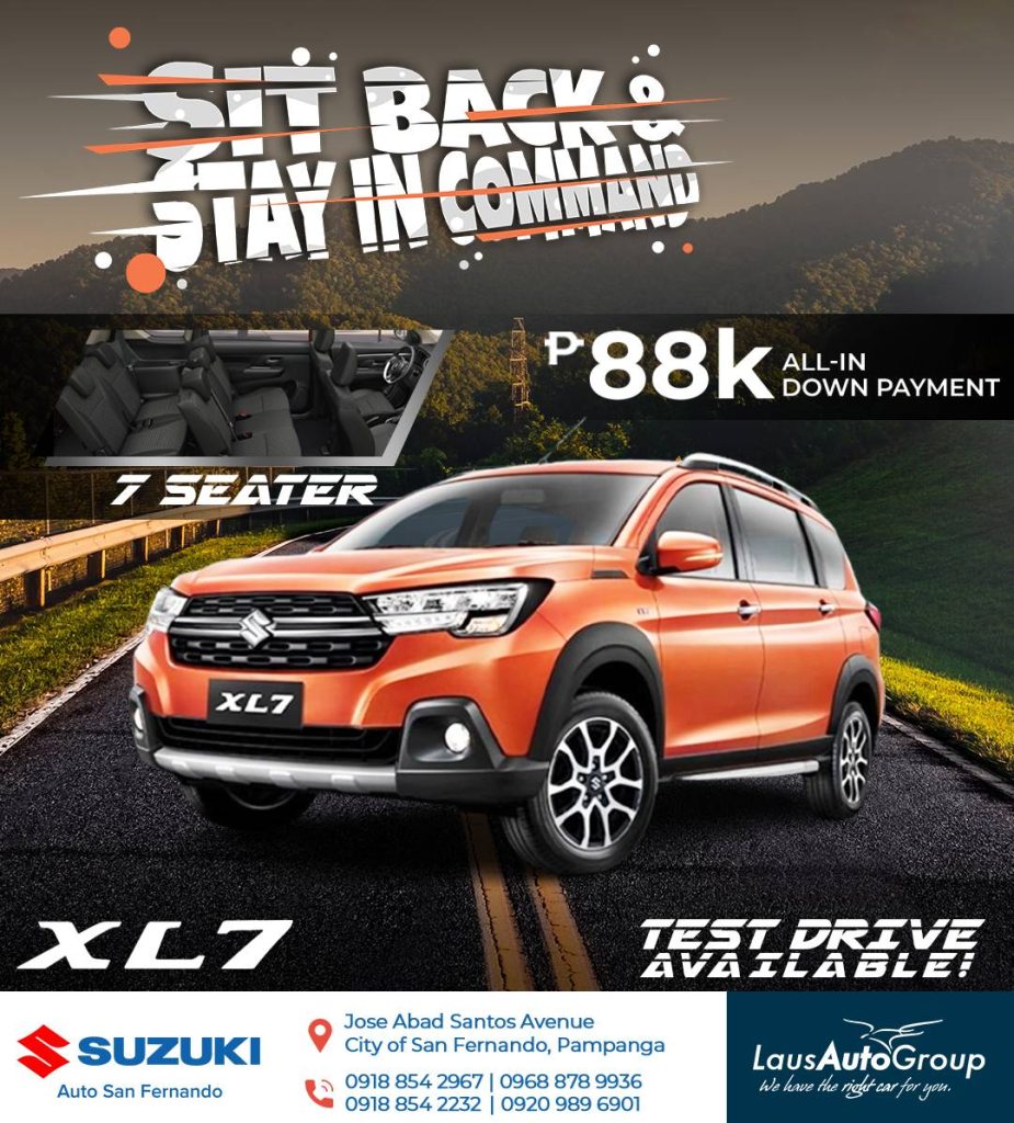 Be in Full Control with the Suzuki XL7