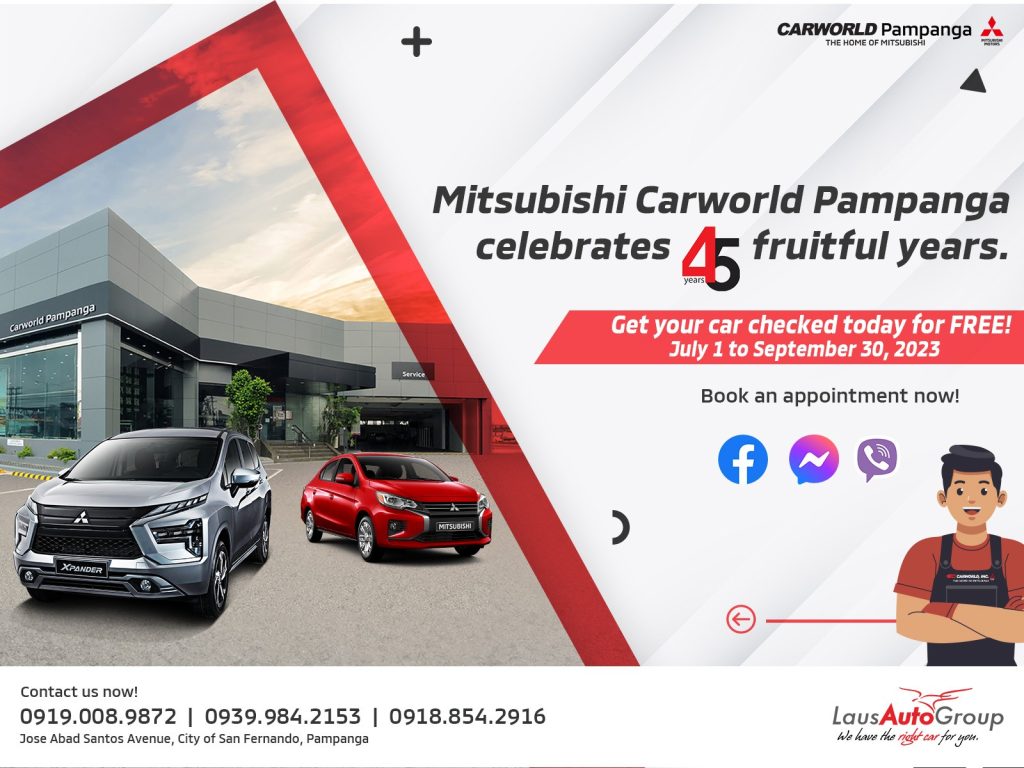 Carworld Pampanga 45th Anniversary Treat
