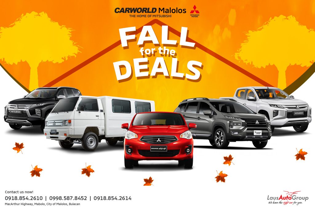 Fall for these deals at Carworld Malolos!