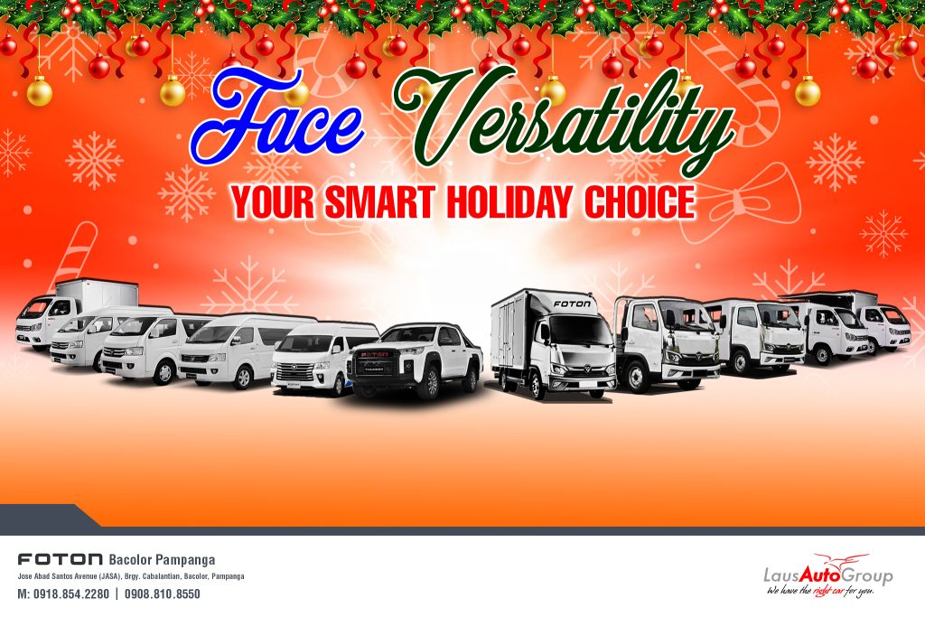 Shine with Foton this Holiday!